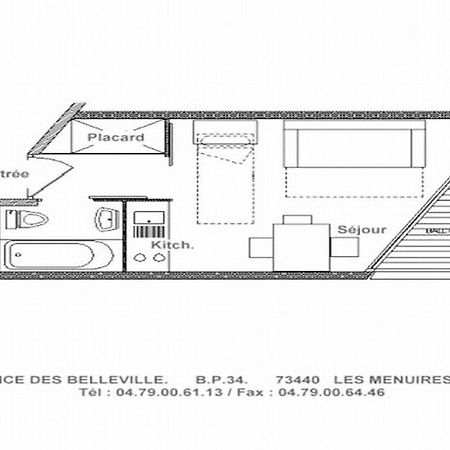 Residence Caron - Studio Pour 4 Personnes 654 Saint-Martin-de-Belleville Bagian luar foto